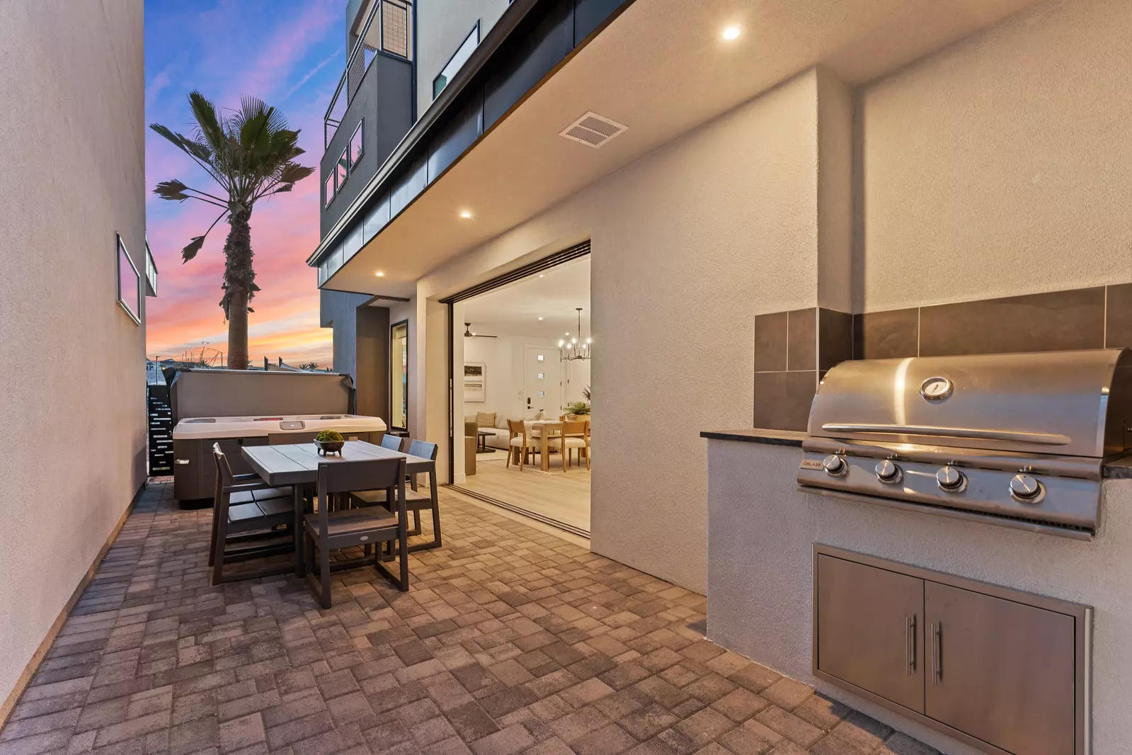 Dusk Patio Shot