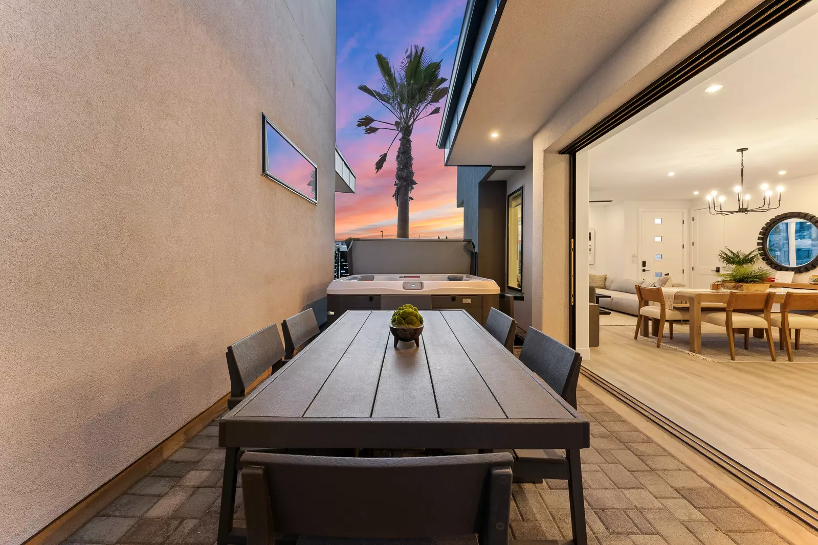 Dusk Patio Shot