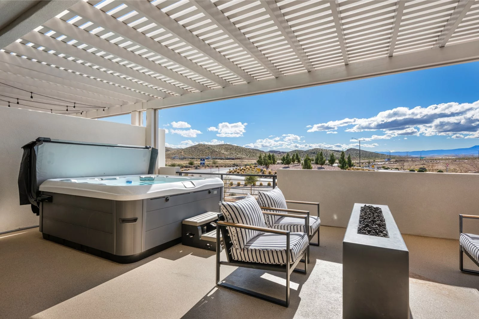 Hot Tub and Patio Furniture