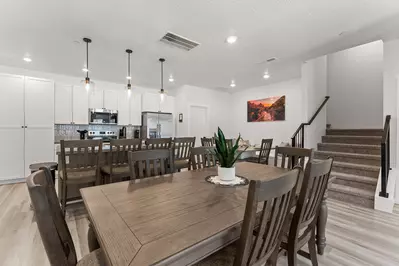 Dining Room Table and Kitchen