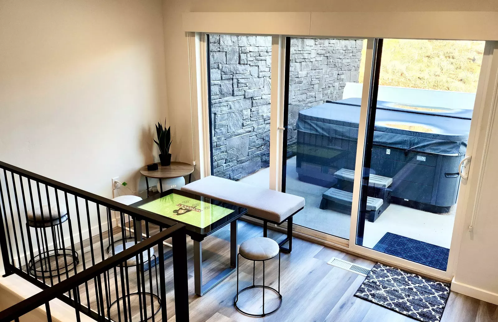 Private Hot Tub and Infinity Game Table