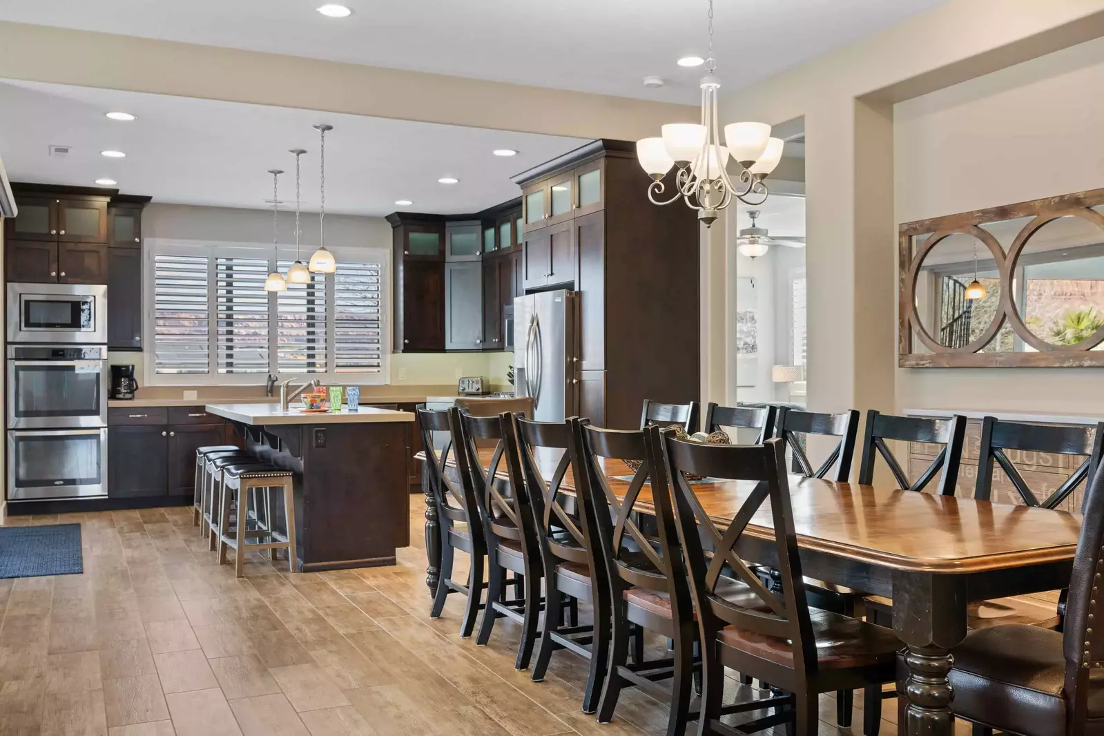 Dining and Kitchen Area