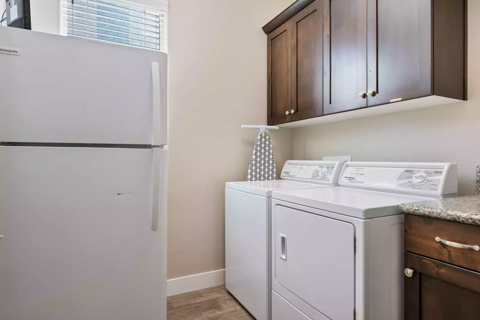 Laundry Room and Spare Fridge