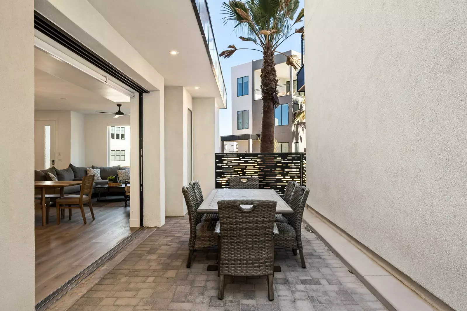 Side Patio Seating