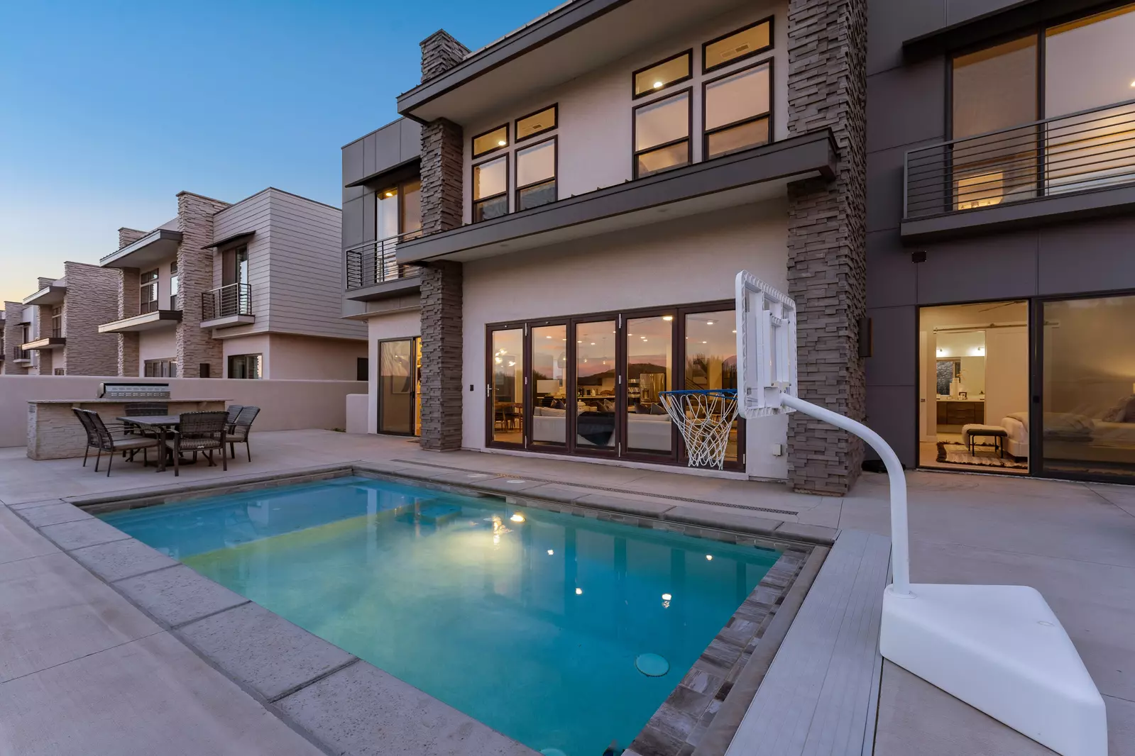 Private Pool, Lounge Chairs, BBQ