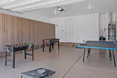 Game Room in Garage