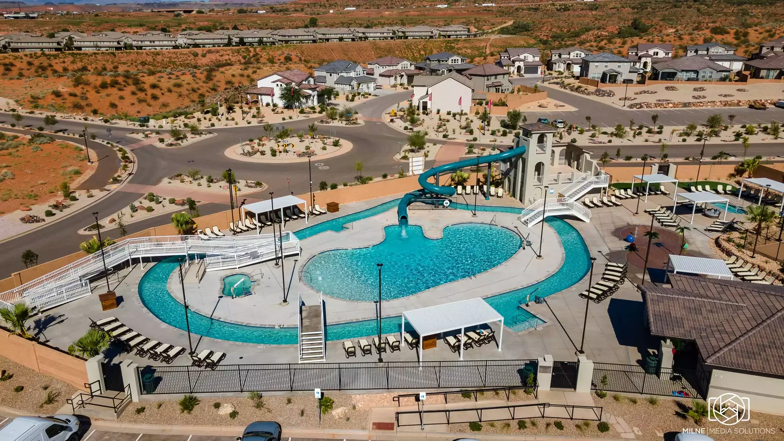 Community Pool, Slide, Splash Pad, Lazy River