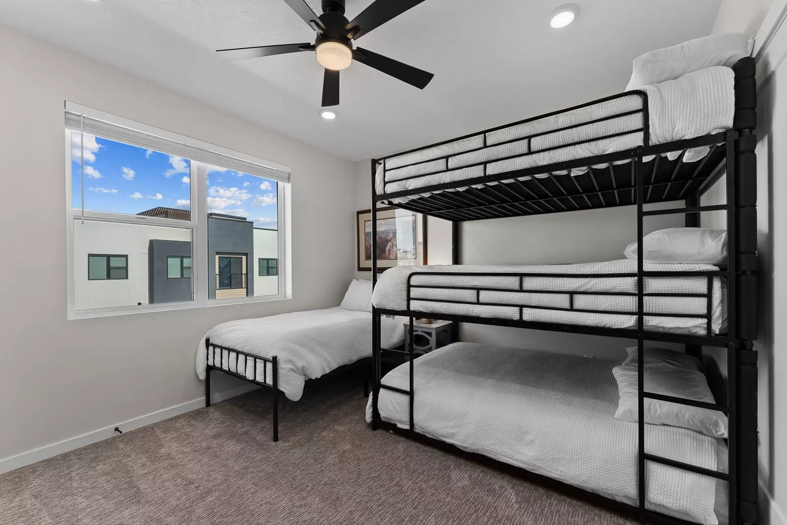 Triple Double Bunks + Twin Bedroom