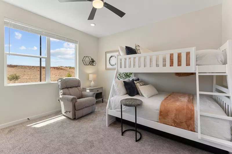 Twin over Double Bunk Bedroom