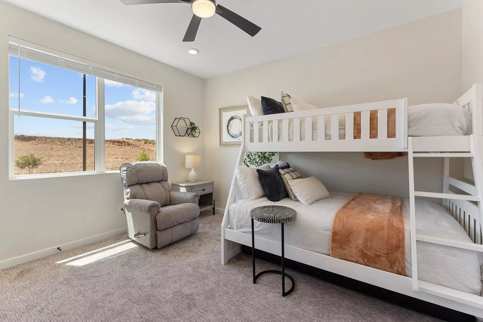 Twin over Double Bunk Bedroom