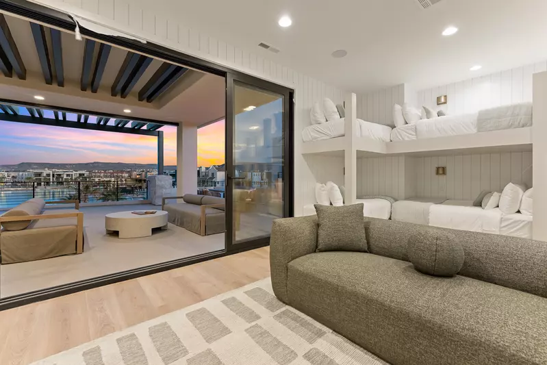 Living Area at Sunset