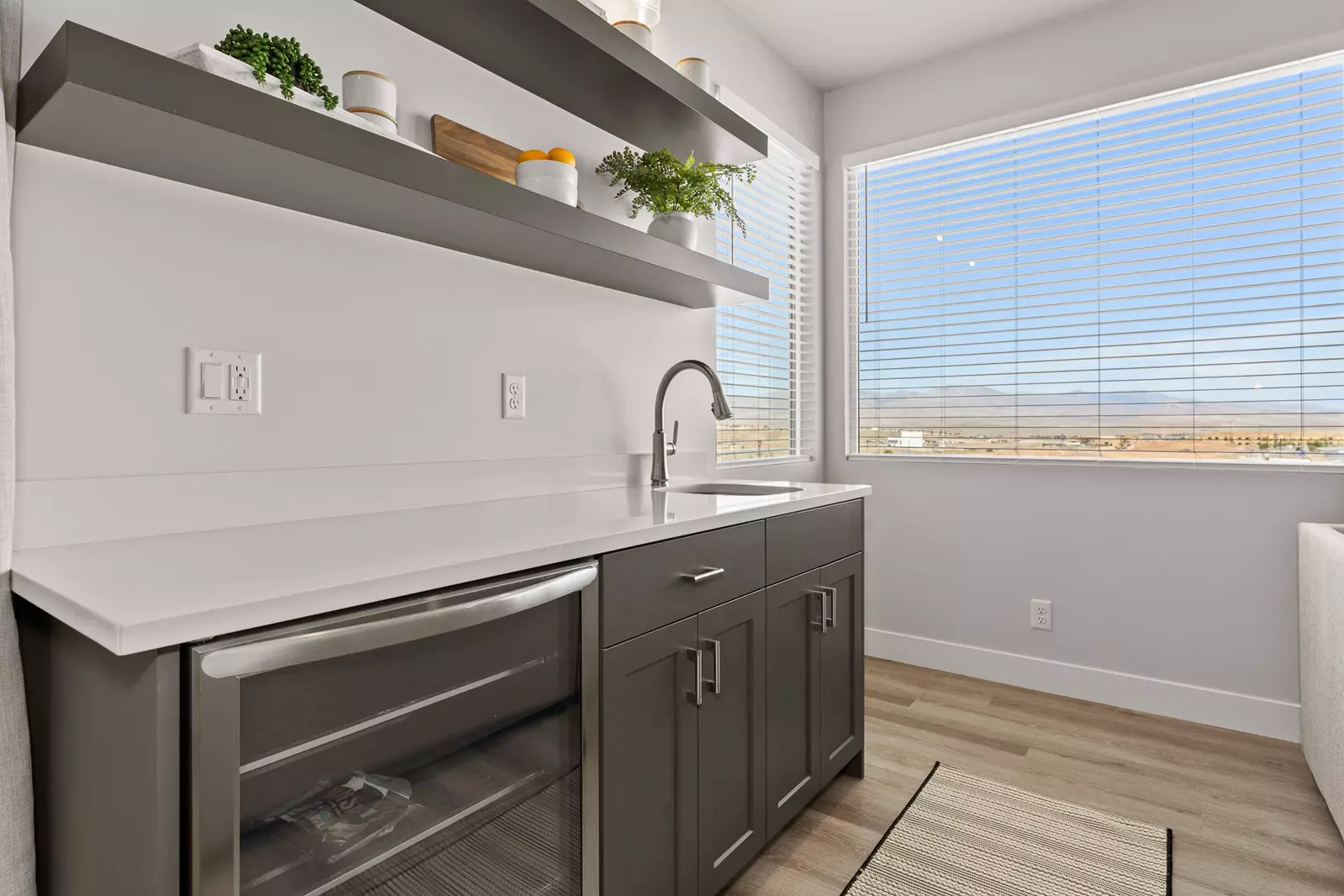 Level 2 - Kitchenette with Mini Fridge, Sink
