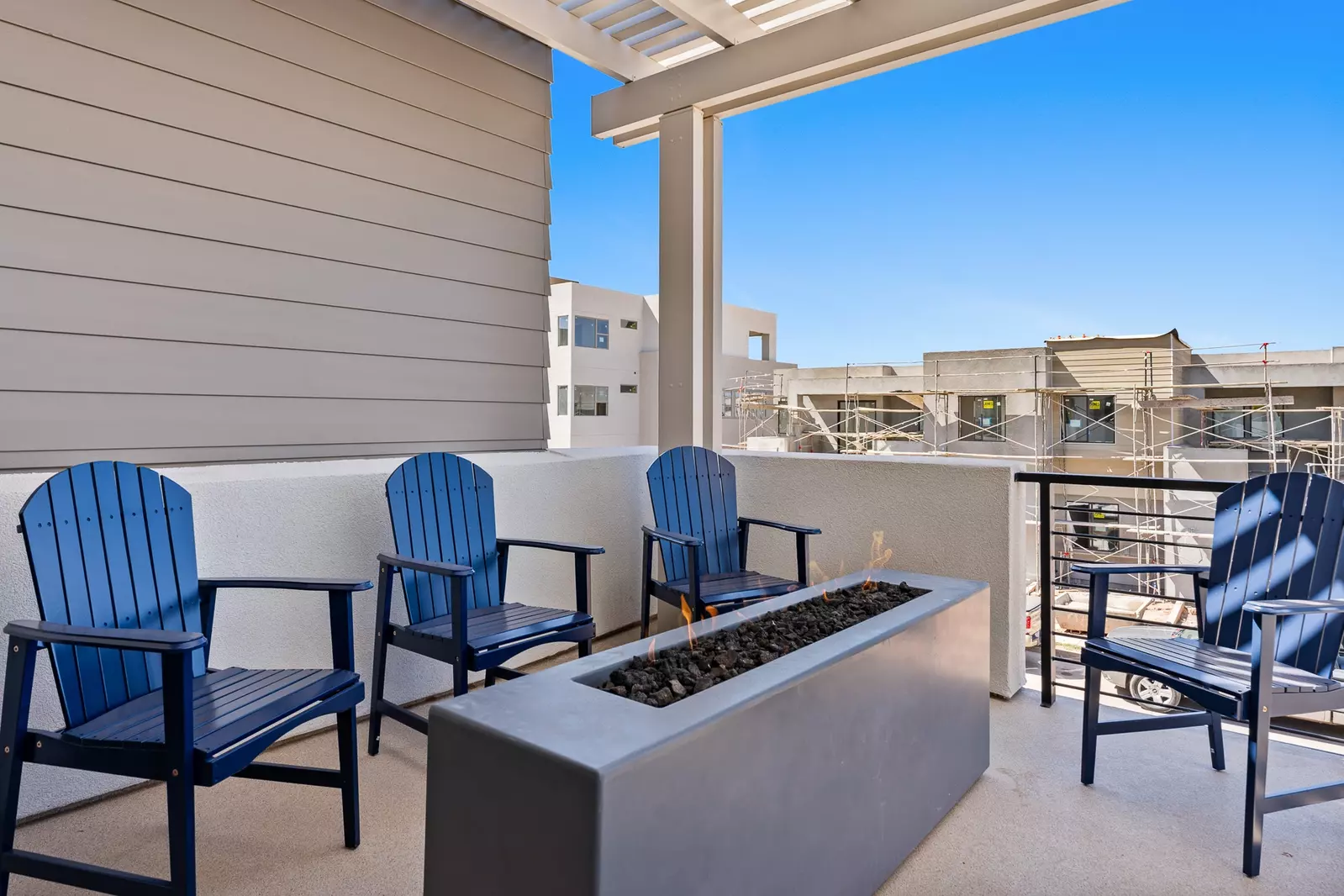Fire Table on Upper Deck