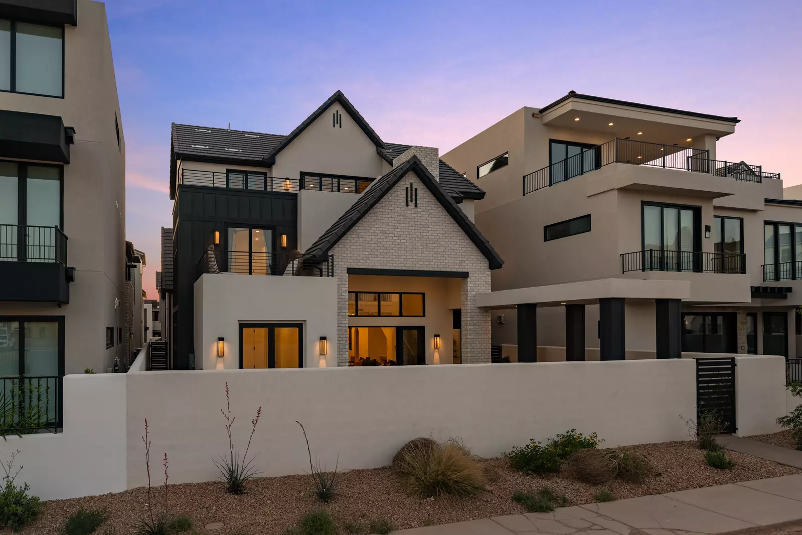 Exterior at Sunset