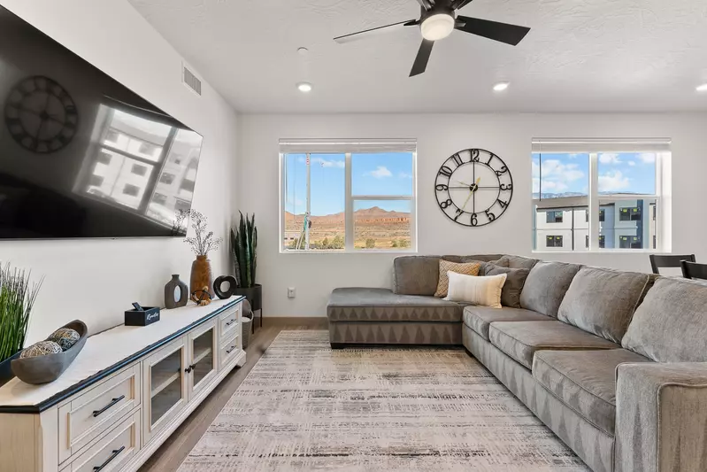 Living Room with Full Sofa Sleeper