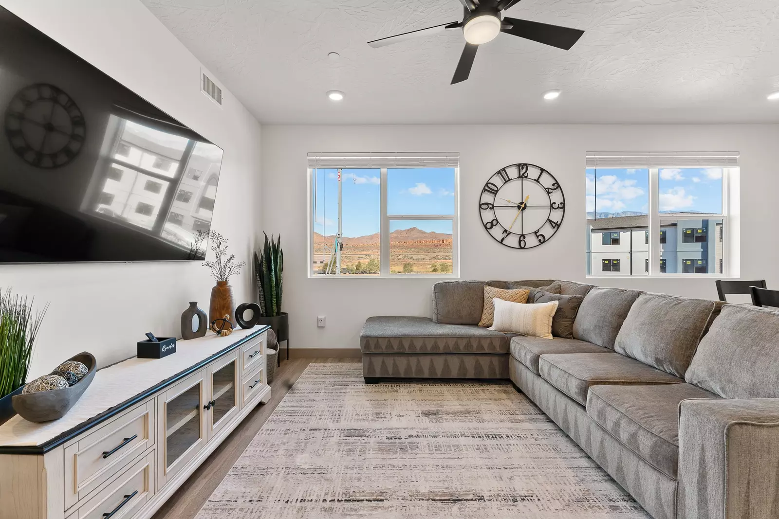 Living Room with Full Sofa Sleeper