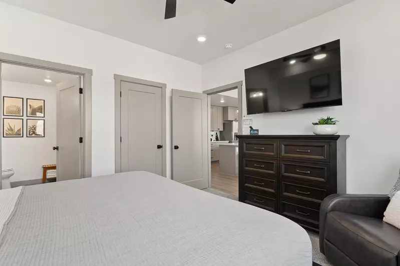 King Bedroom with  attached bath