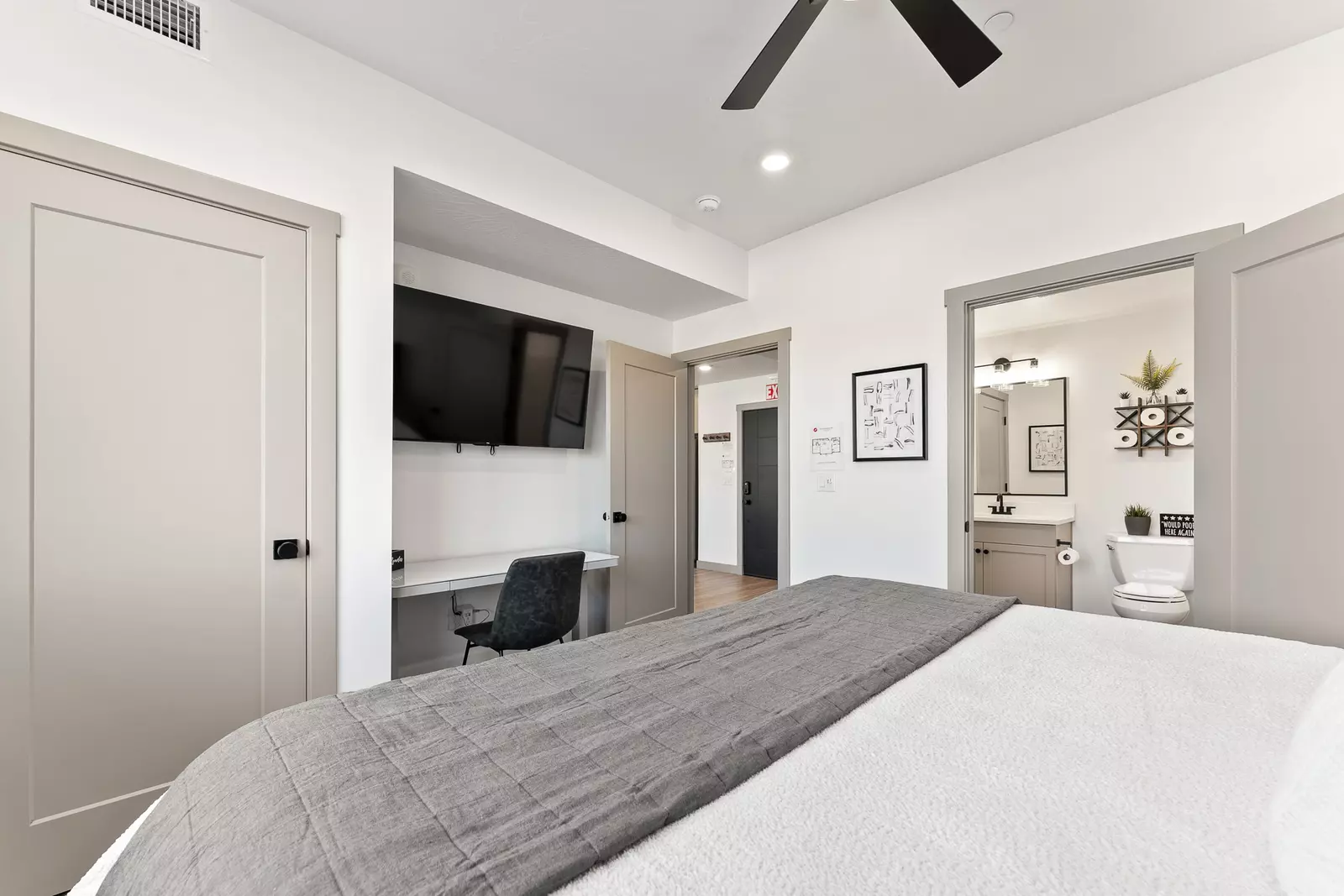King Bedroom with attached bath