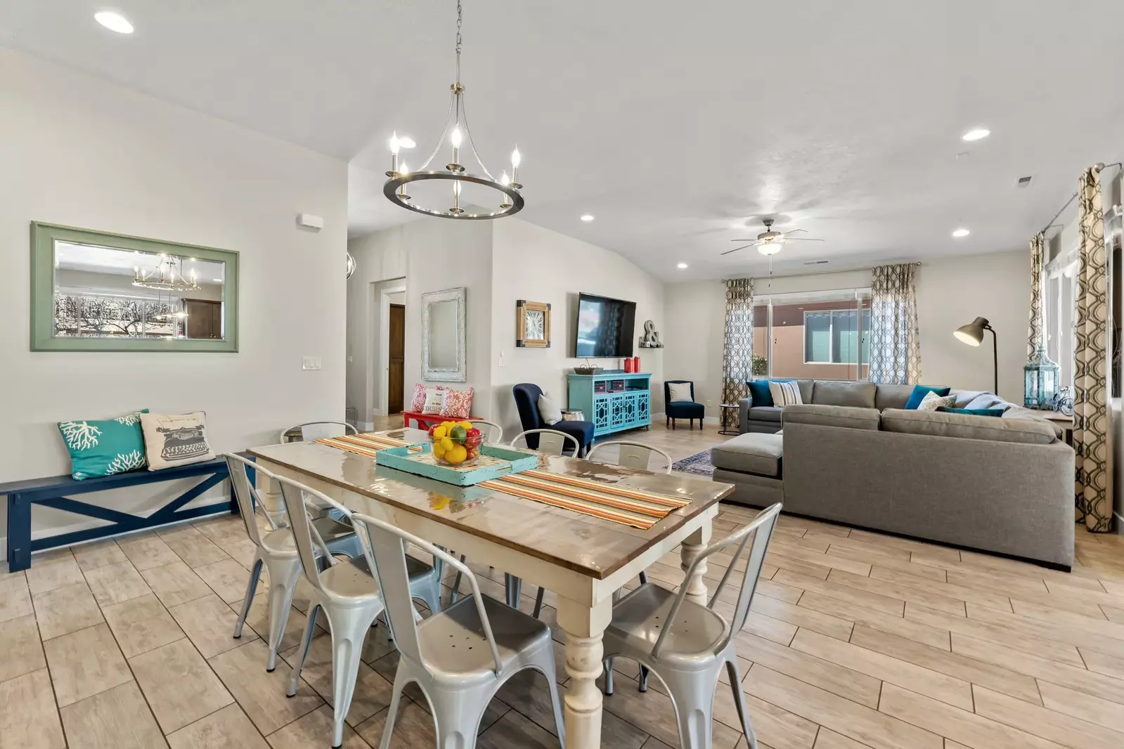 Dining Room and Living Room