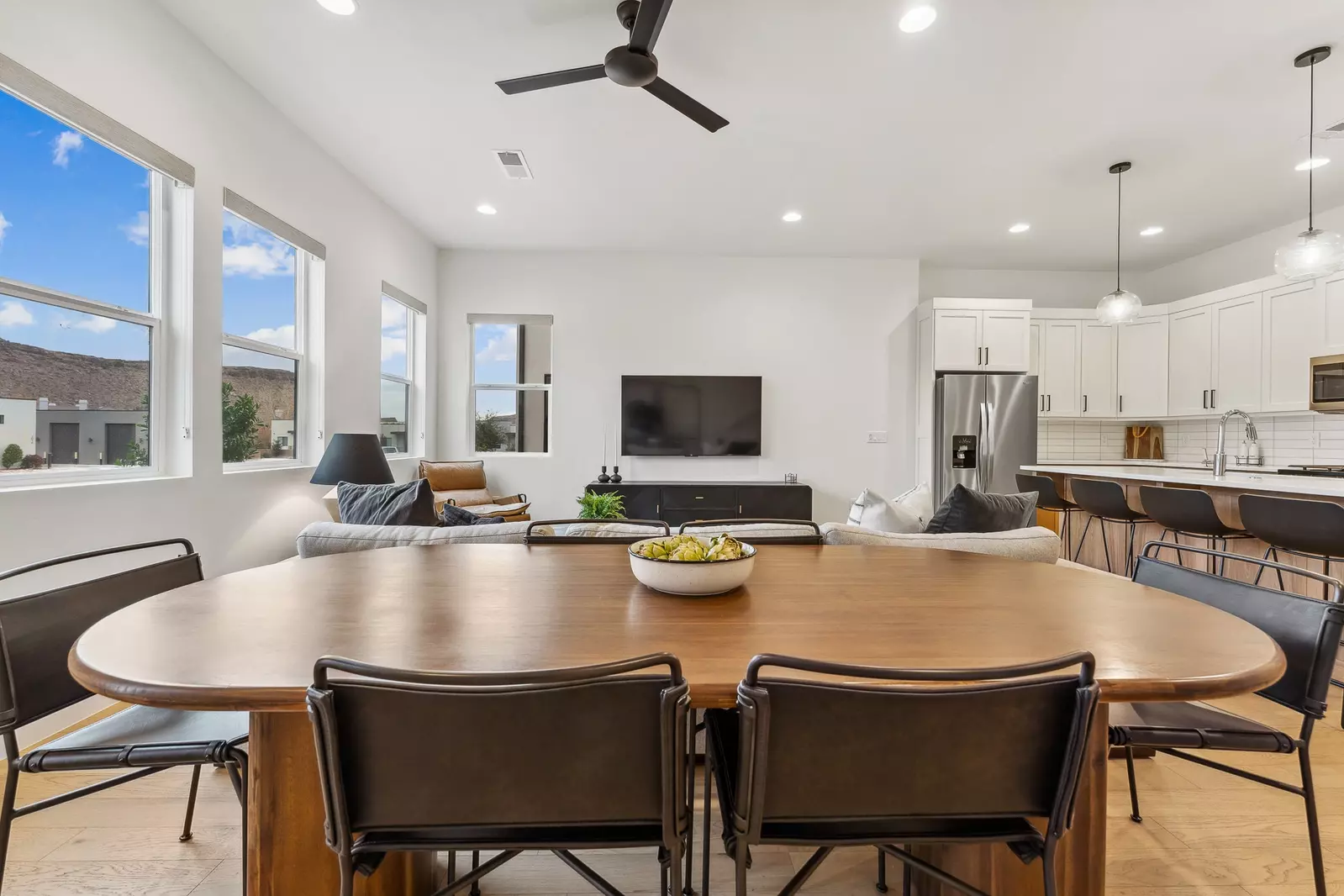 Dining and Living Area