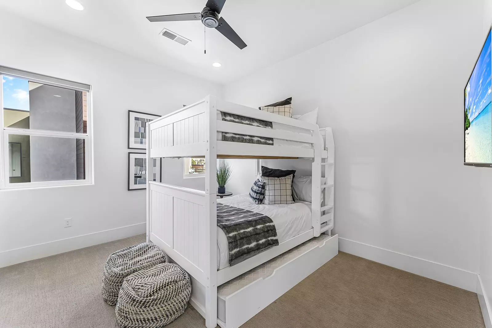 1 Full/Full, 1 Twin Trundle Bedroom