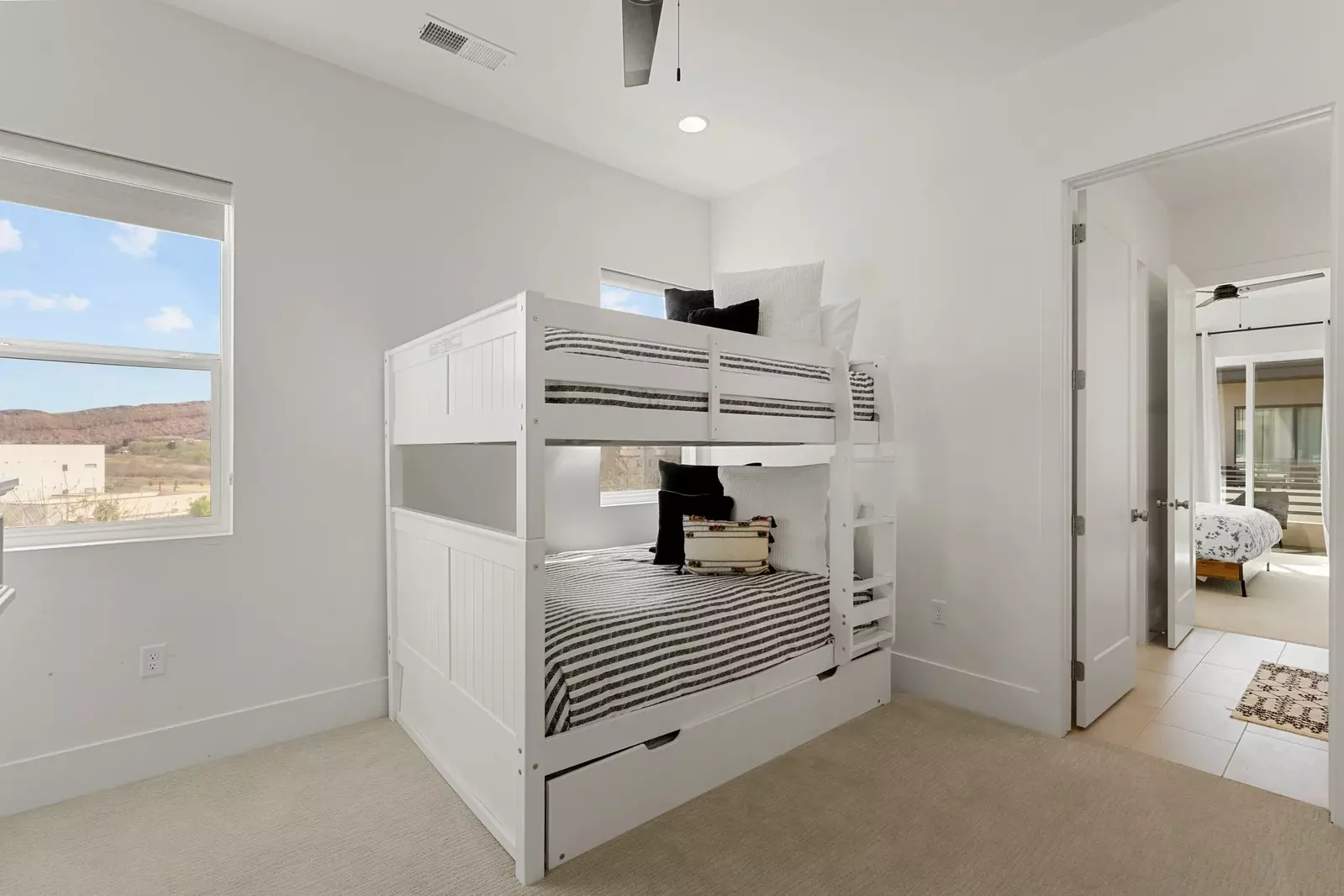 Full/Full Bunk with Twin Trundle