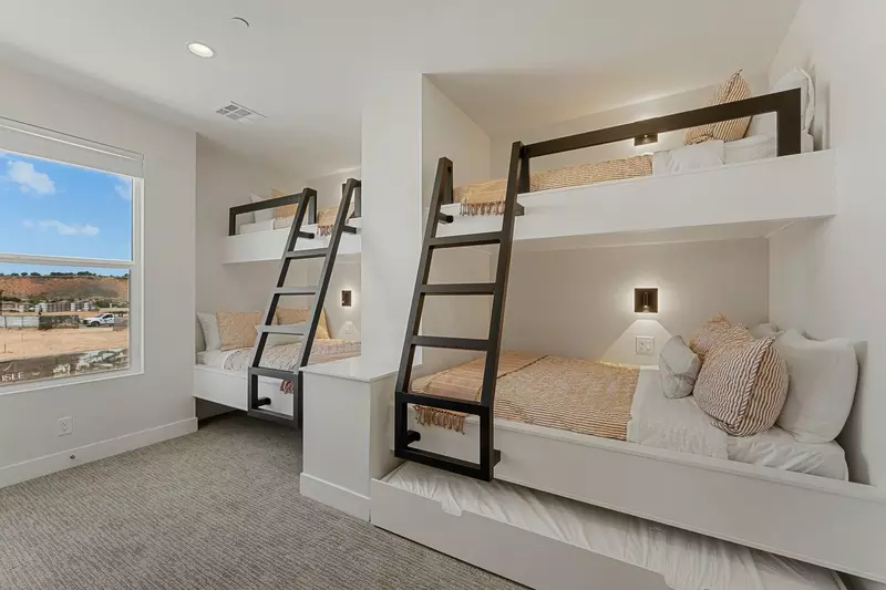 2 Twin/Double Bunks + Twin Trundle