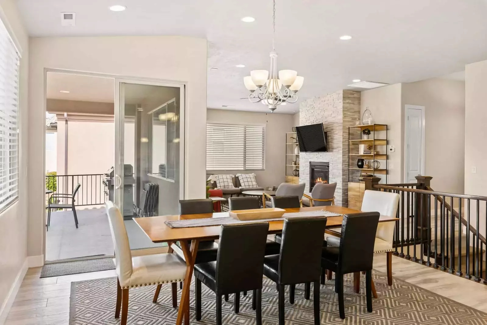 Unit 2 Dining and Living Rooms