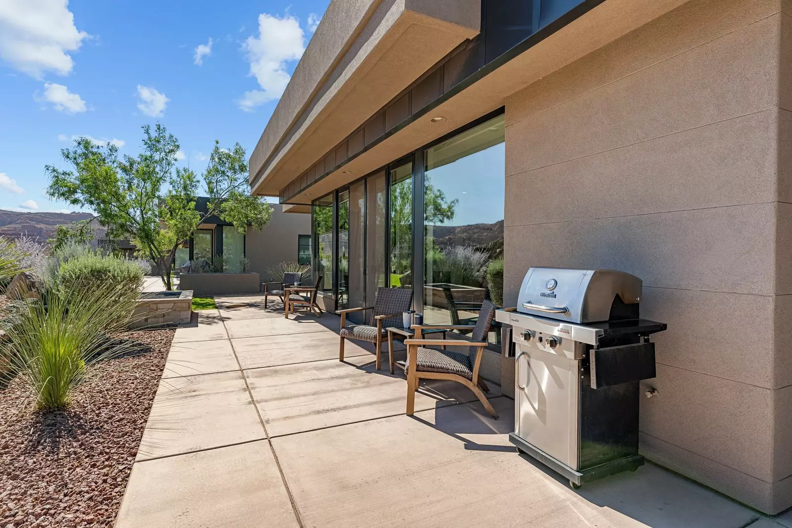 Back Yard + BBQ Grill