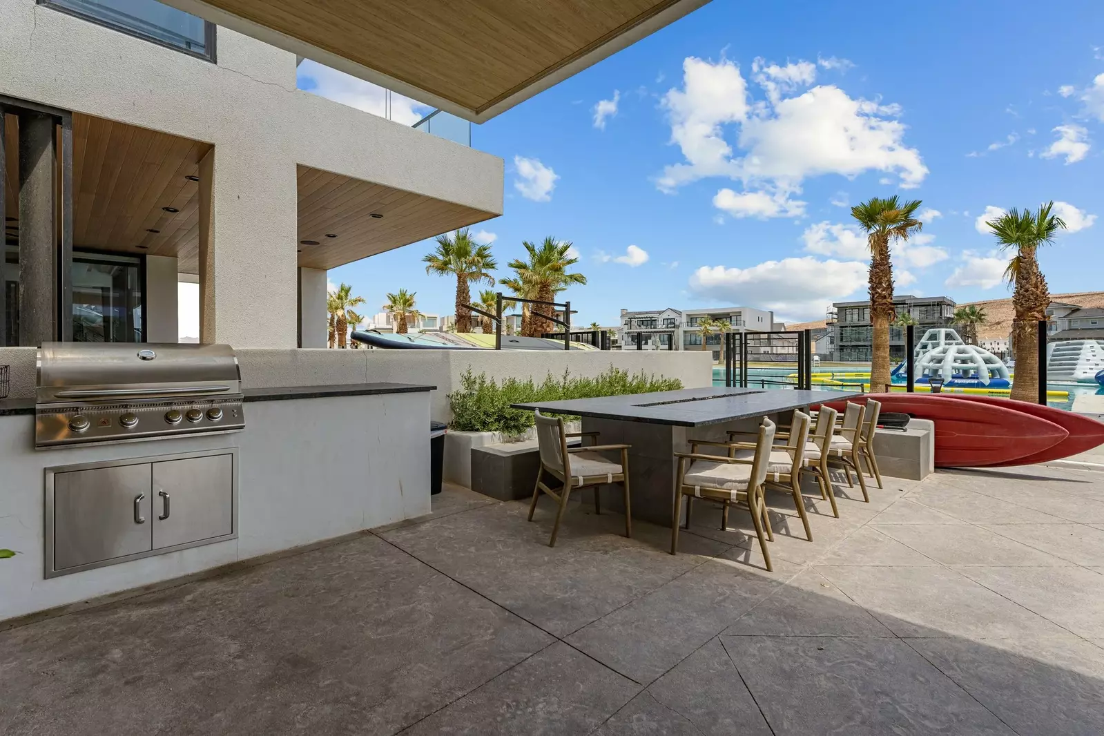 Fire Table + Outdoor Seating