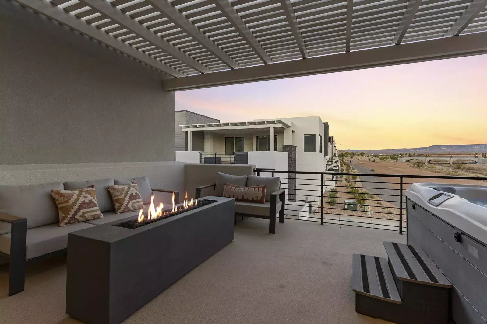 Deck at Sunset