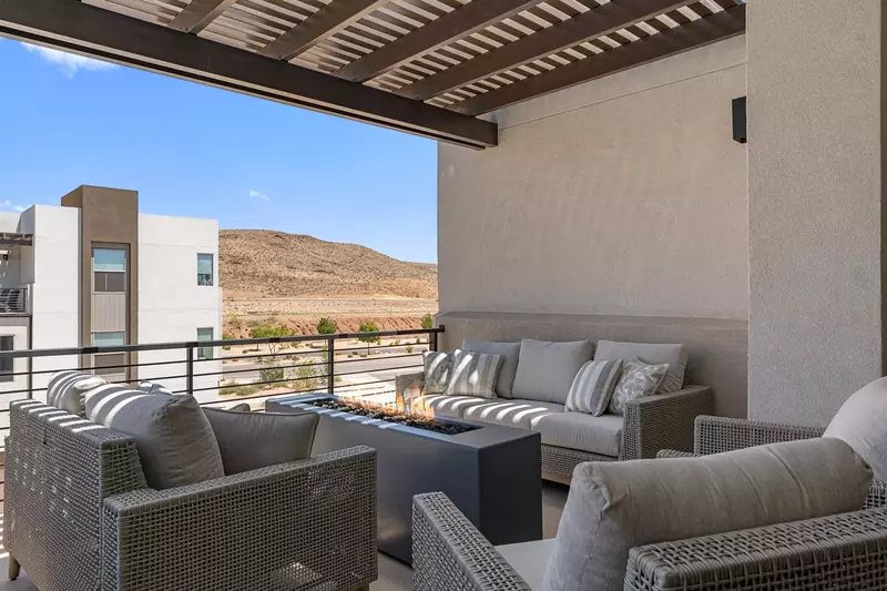 Outdoor Seating + Fire Table