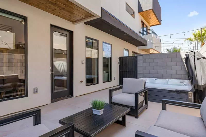 Outdoor Seating + Private Hot Tub