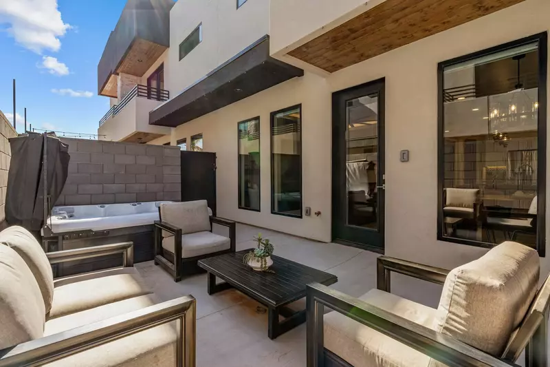 Outdoor Seating + Private Hot Tub