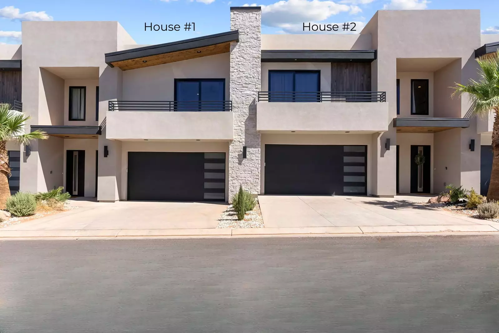 House #1 and House #2