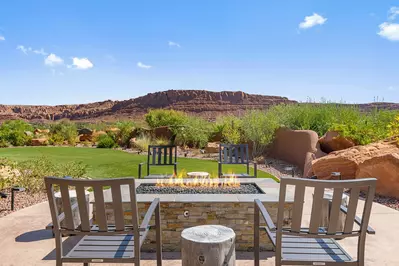 Outdoor Seating + Fire Table