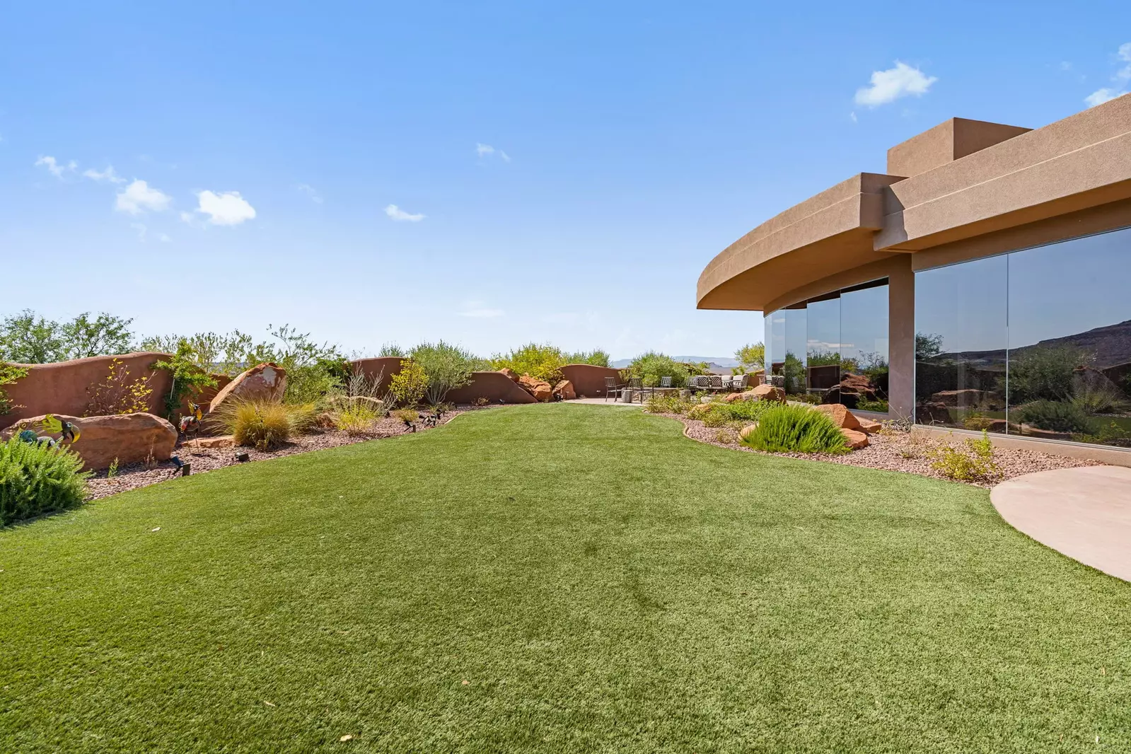 Enclosed Backyard