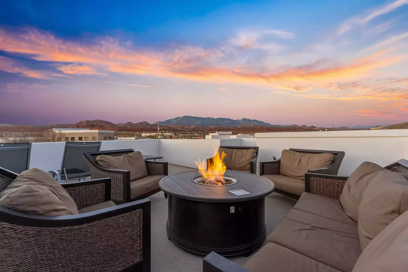 Seating Area with Fire Table