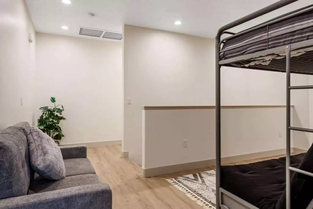 Loft Area 2 Full Sleeper Sofas and Twin Bunk
