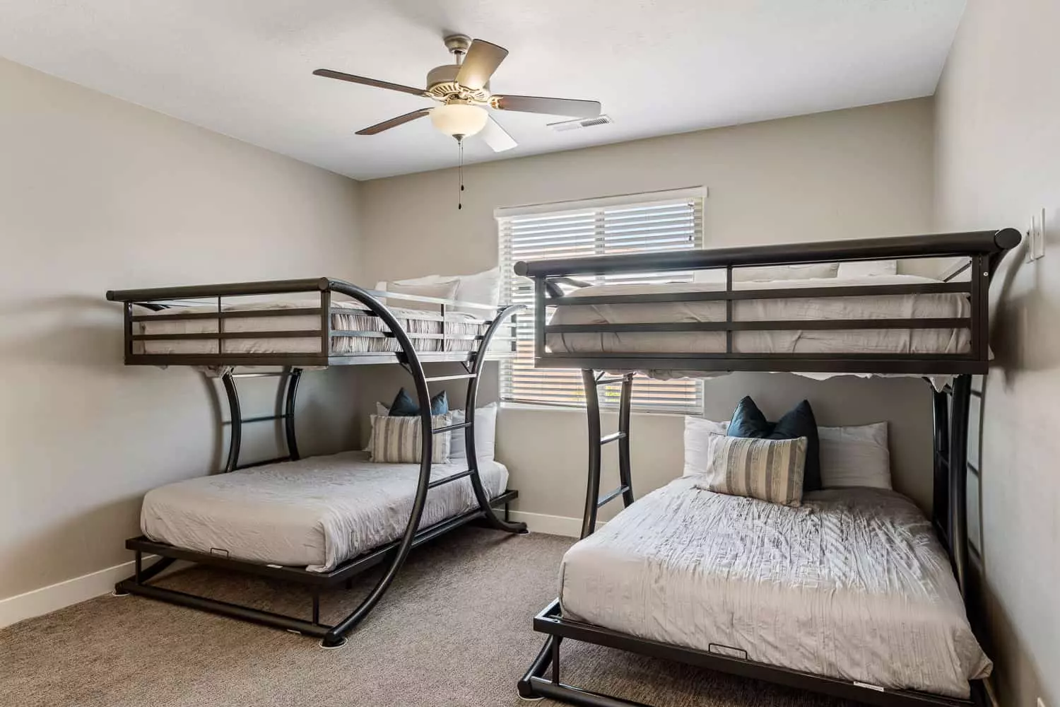 2 Full over Full Bunk Bedroom