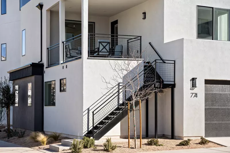 Stairs Leading to Entrance