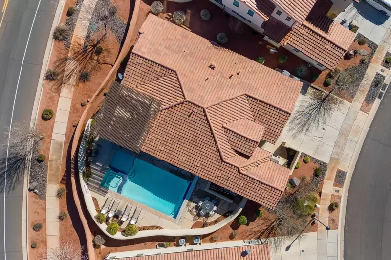 Aerial View of the Home