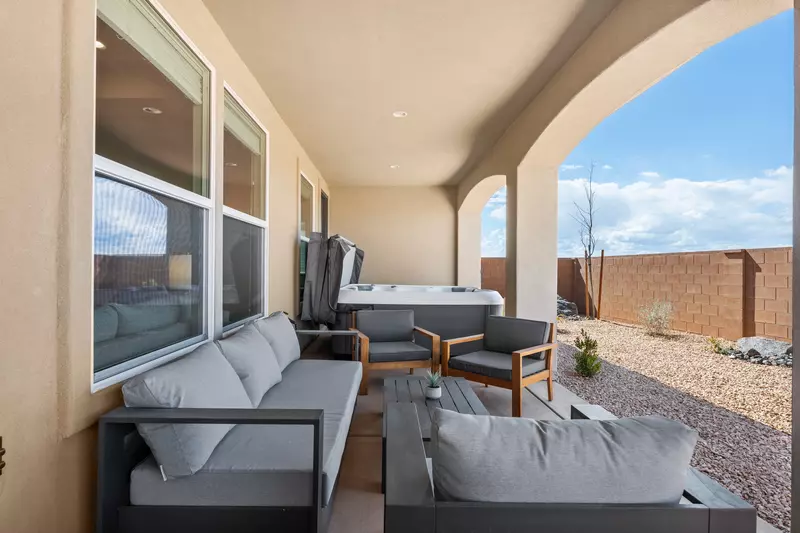 Patio, Hot Tub, and Grill