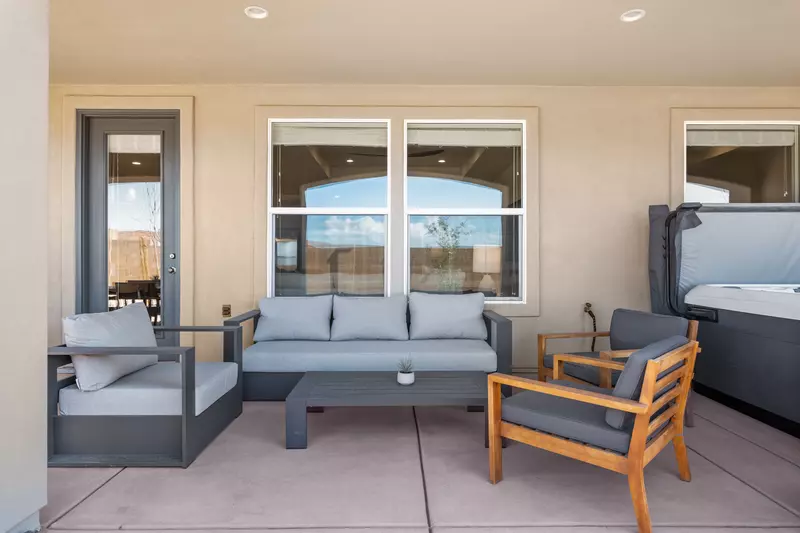 Patio, Hot Tub, and Grill