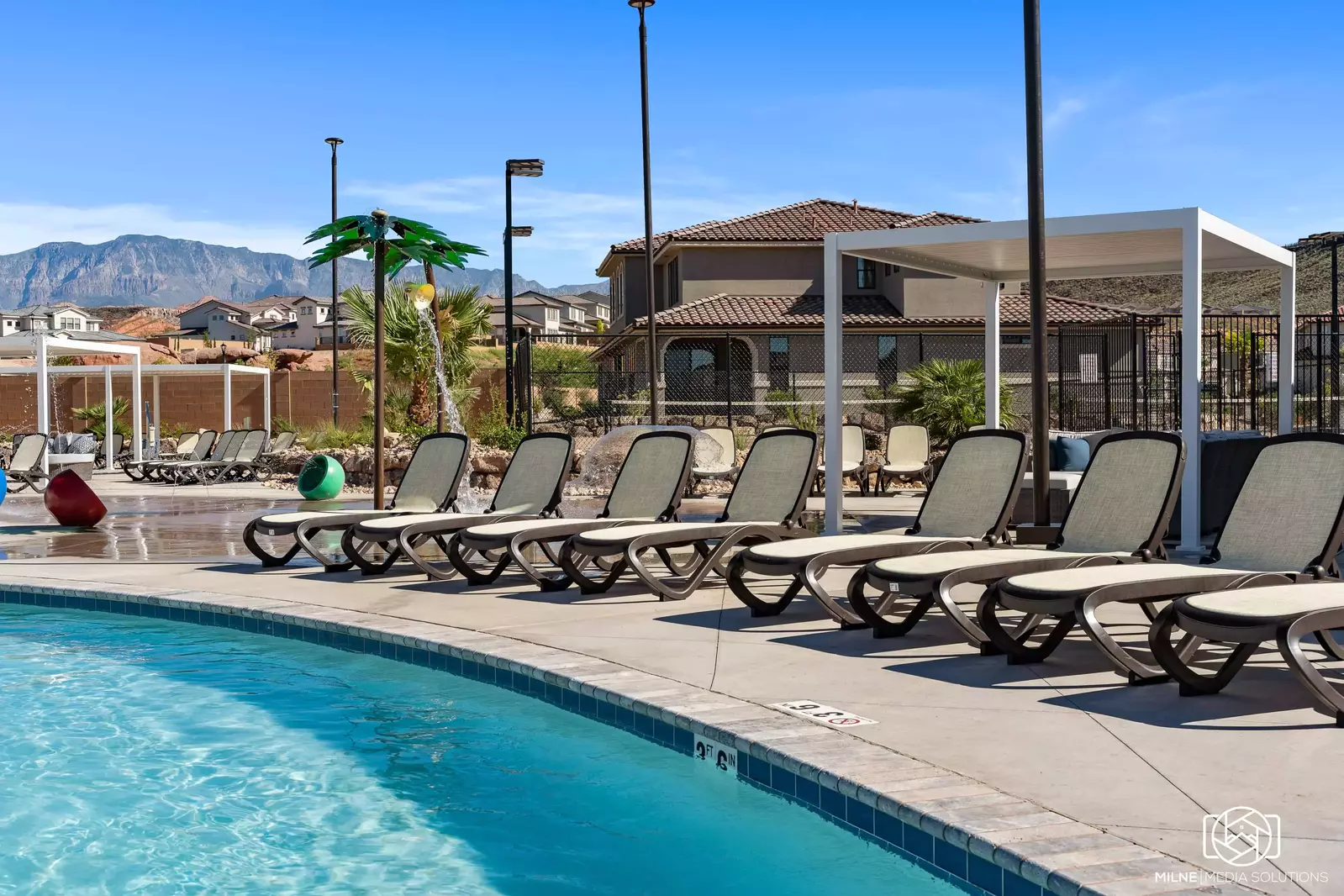 Community Pool, Slide, Splash Pad, Lazy River