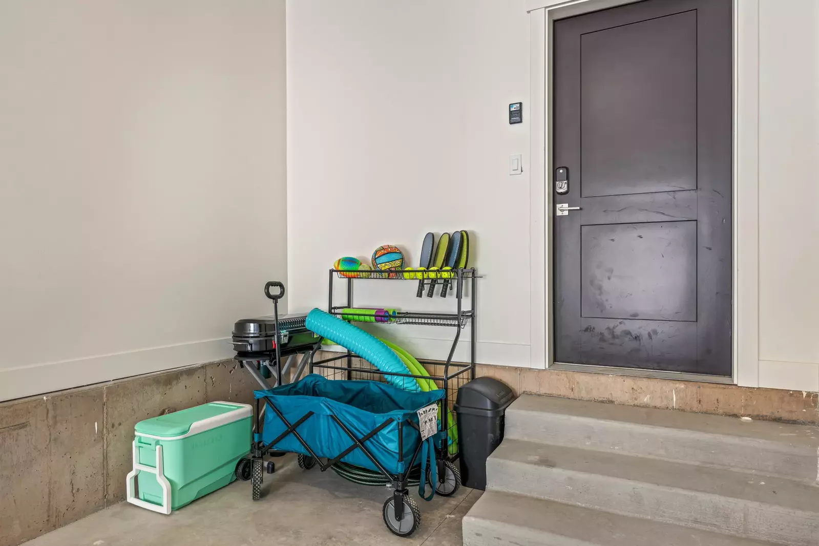 Cooler, Wagon, Pool Toys, Pickleball Paddles