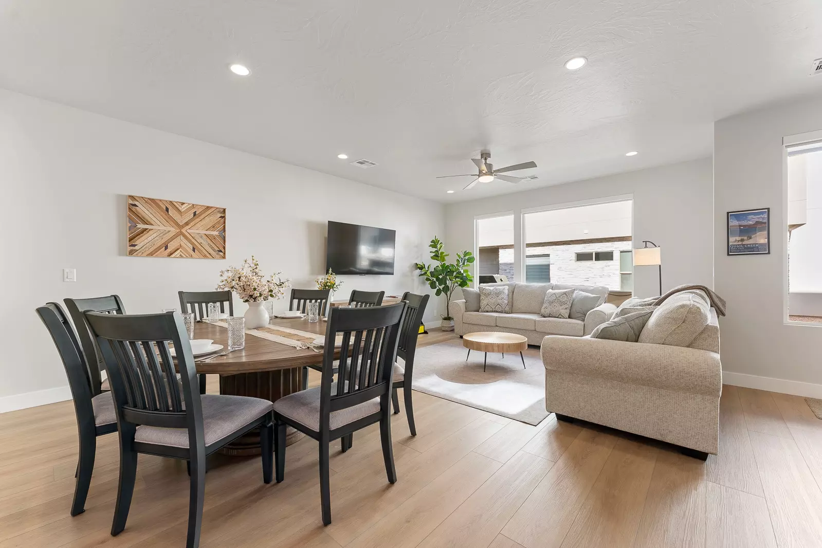 Living Room & Dining Table