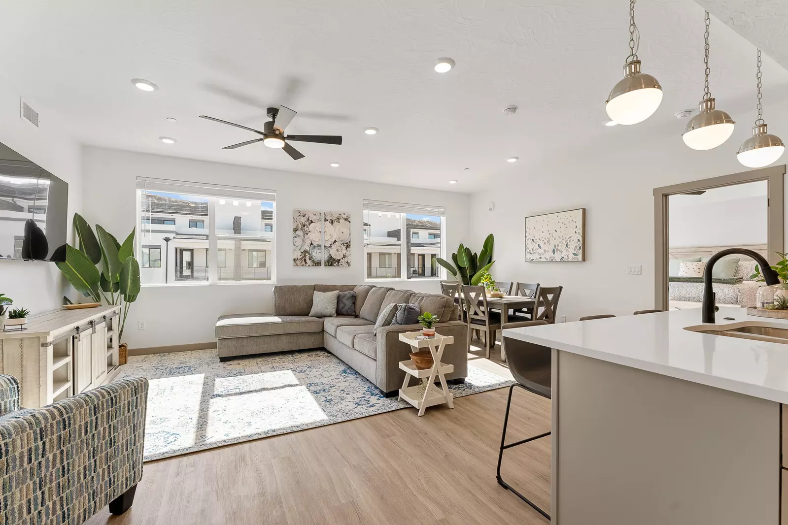 Living Room and Queen Sofa Sleeper