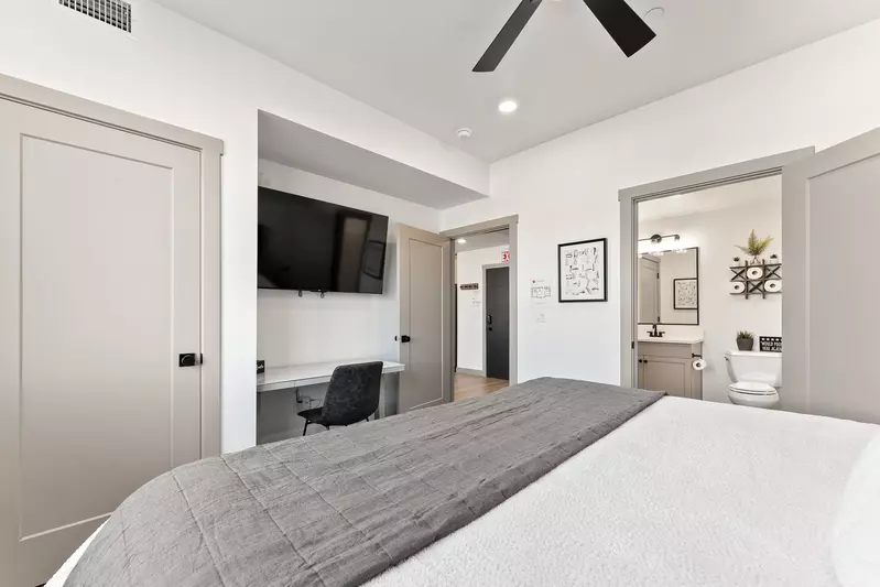 King Bedroom with attached bath