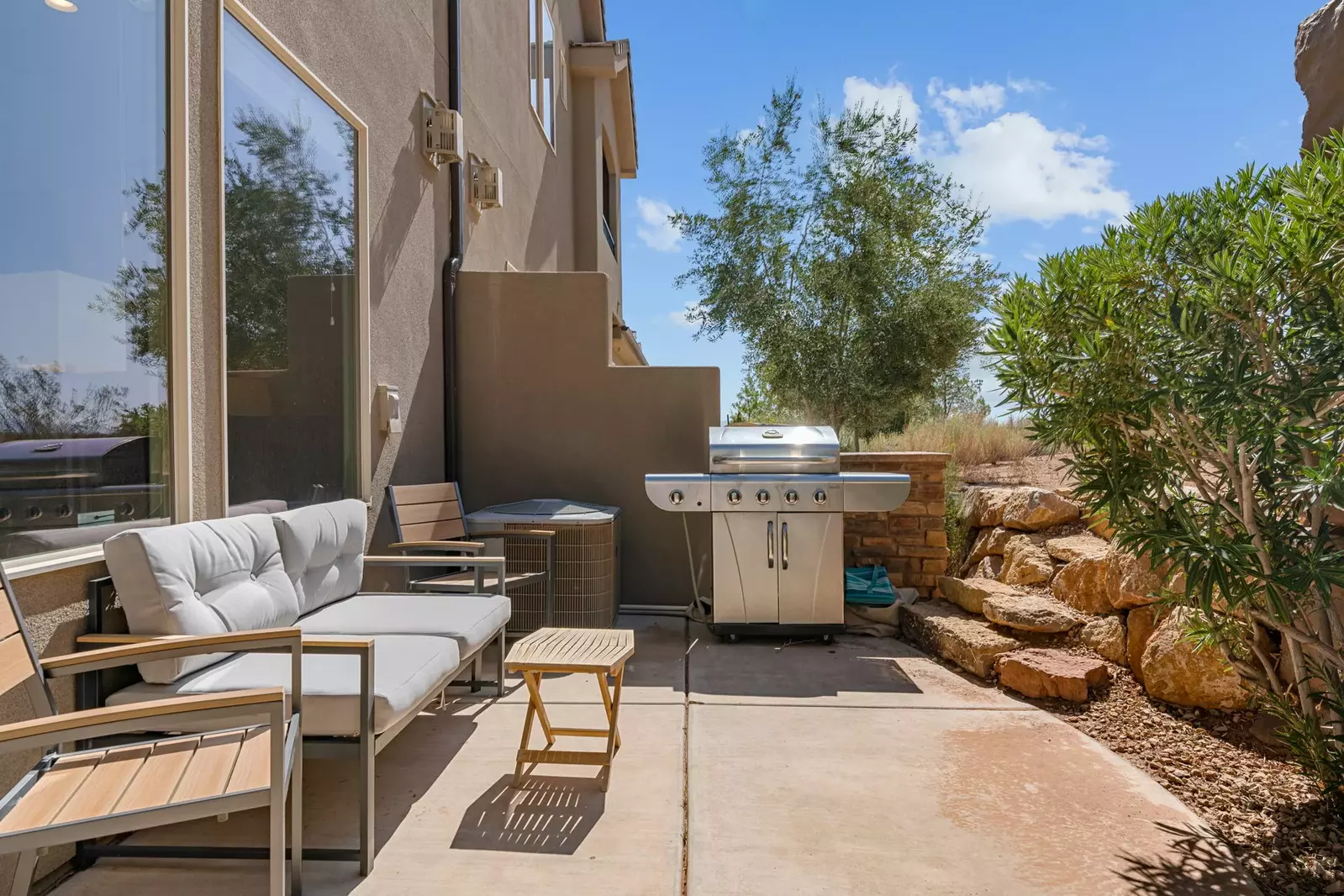 Patio with BBQ
